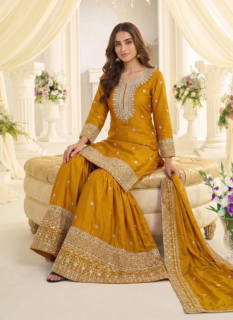 Buy Gharara Style Suit In USA