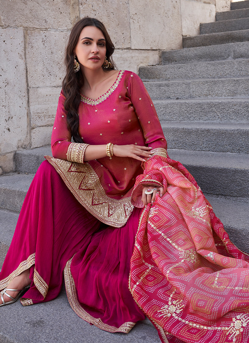 Buy Gharara Style Suit In USA