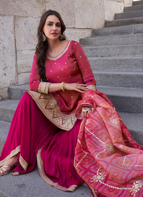 Buy Gharara Style Suit In USA