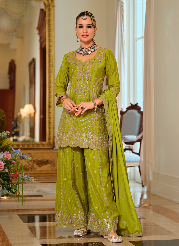 Buy Festive Palazzo Suit In Uk