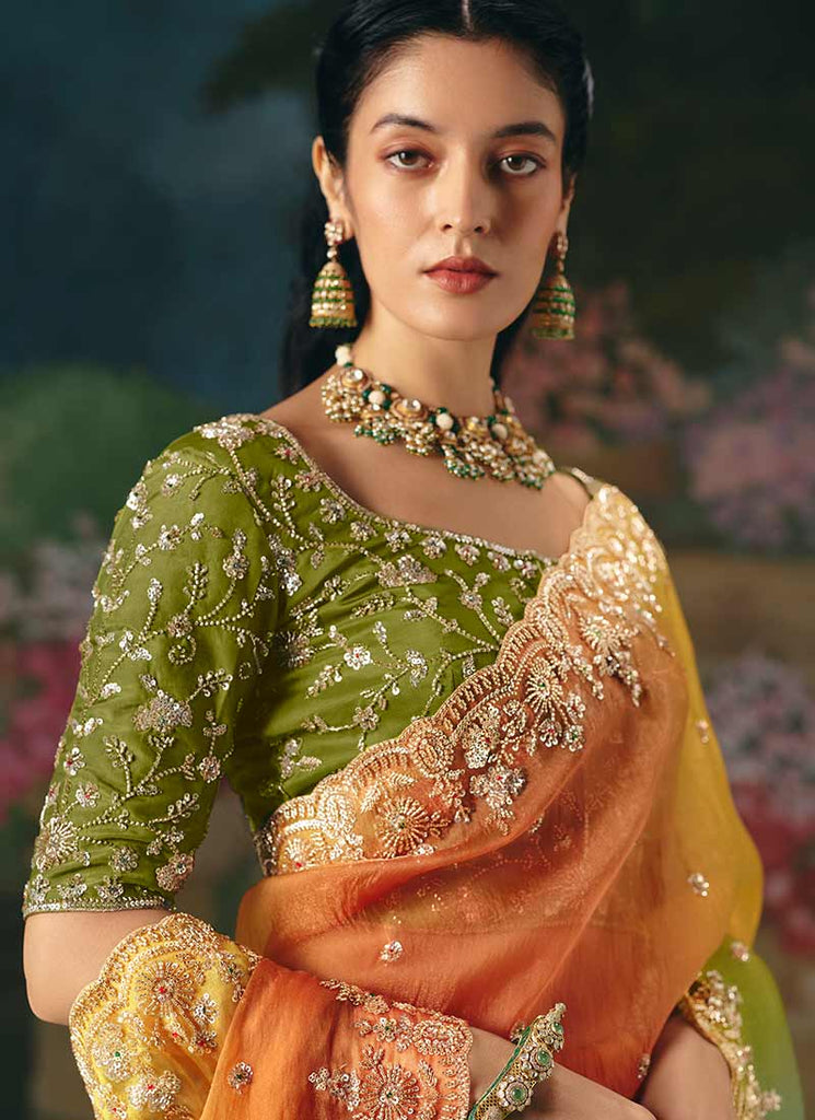 Buy Party Wear Saree In USA