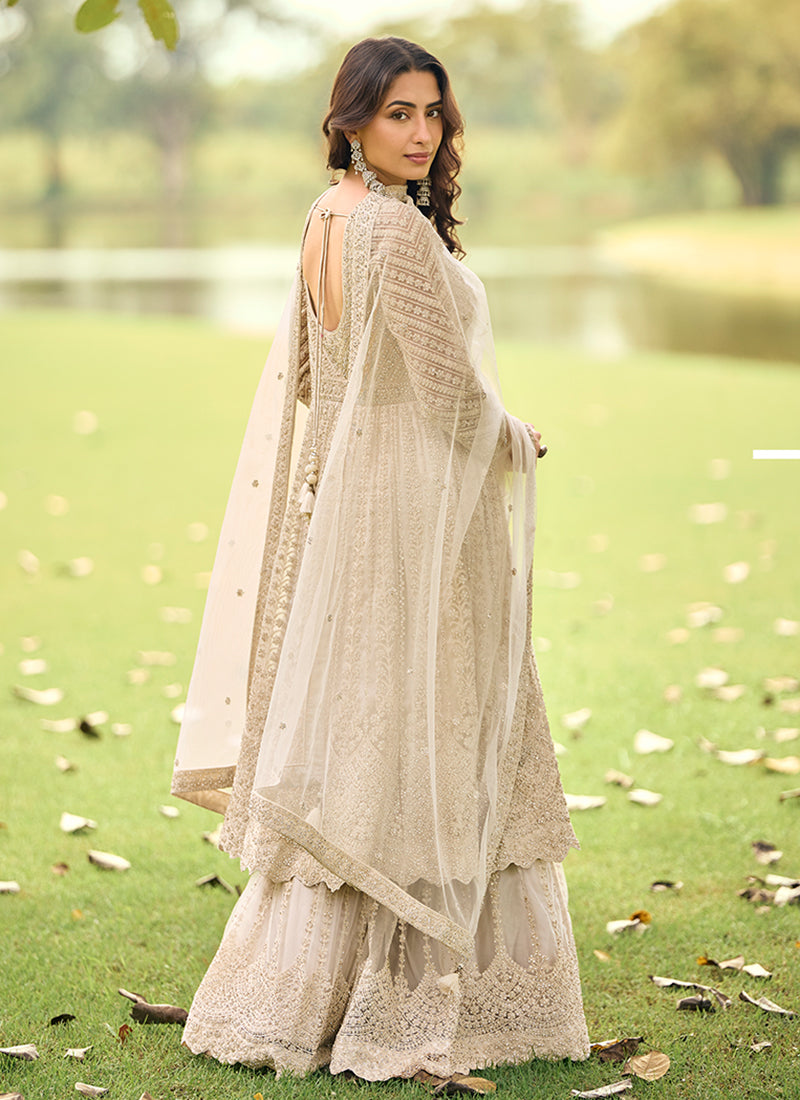 Buy Anarkali Gharara Suit In USA