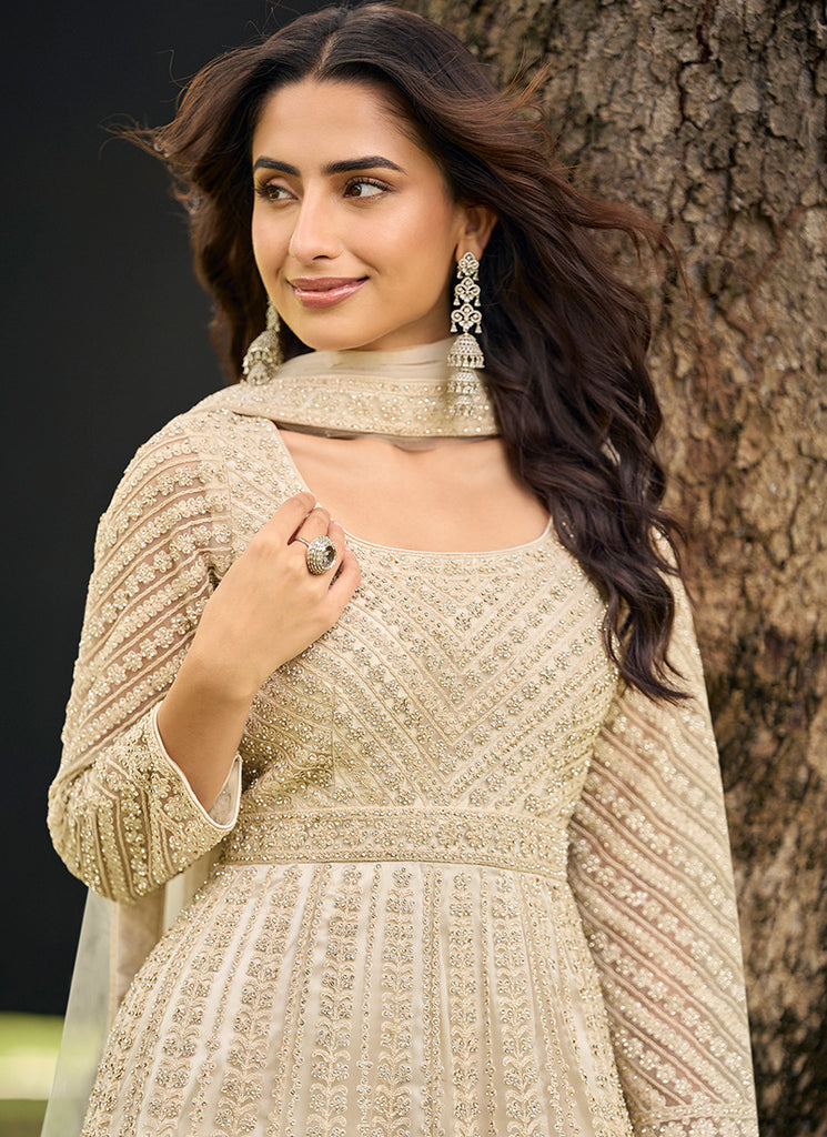 Buy Anarkali Gharara Suit