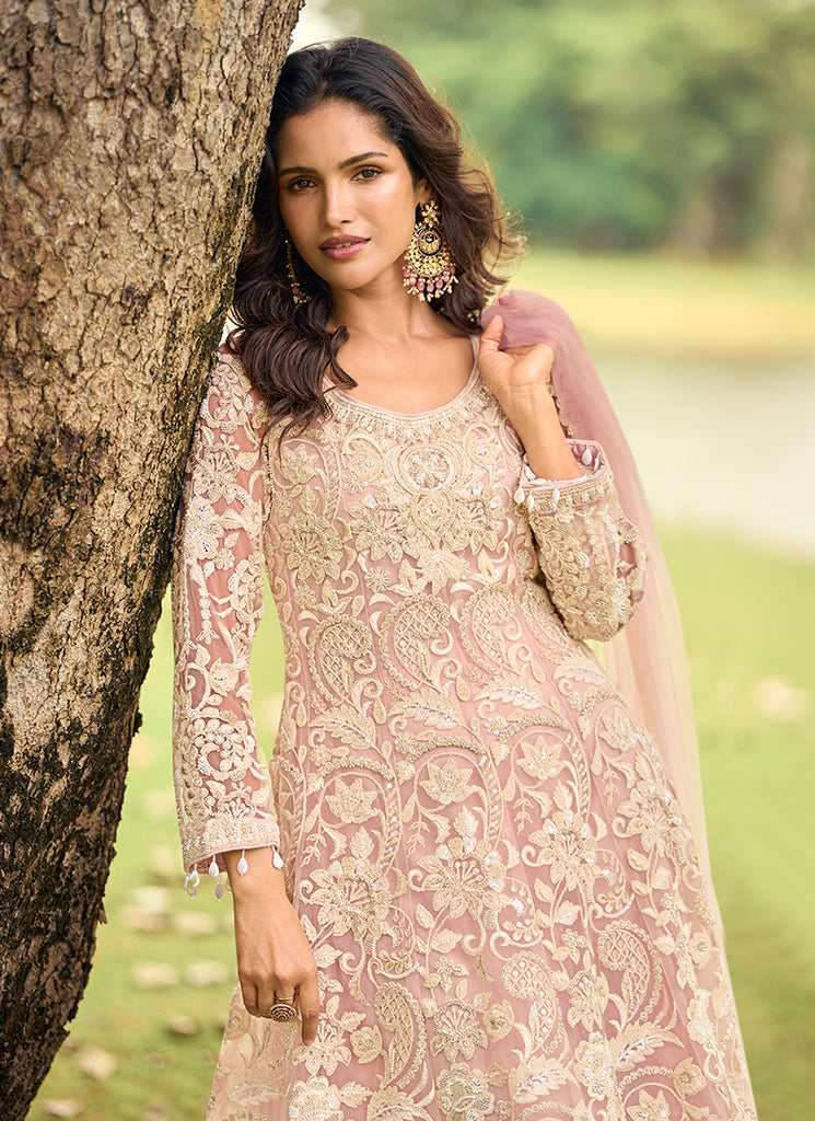 Buy Anarkali Pant Suit