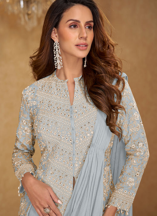 Buy Blue Saree Online In USA