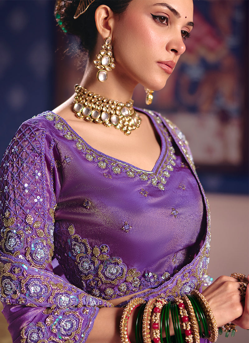 Buy Tissue Silk Saree 