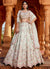 Pastel Green Embroidered Bridal Lehenga Choli