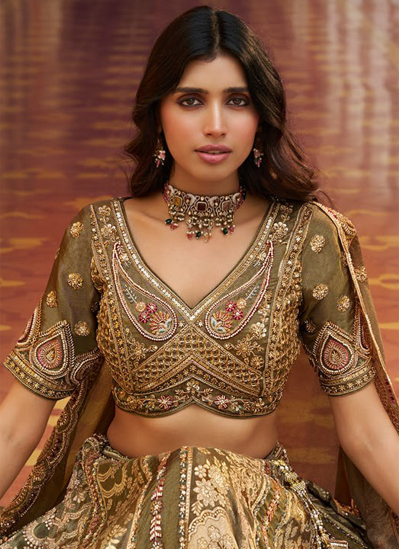 Buy Mehendi Lehenga Online