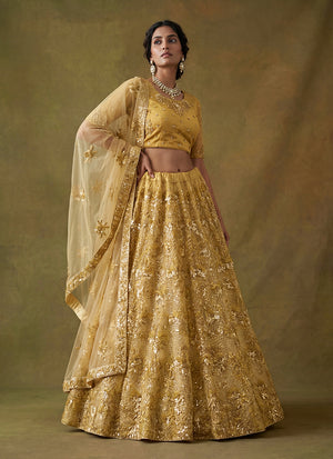Net Lehenga