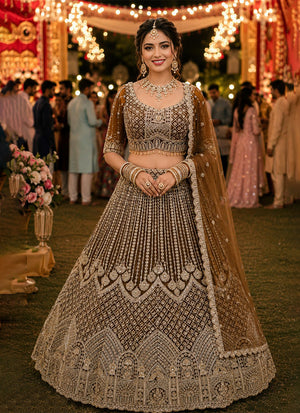 Net Lehenga