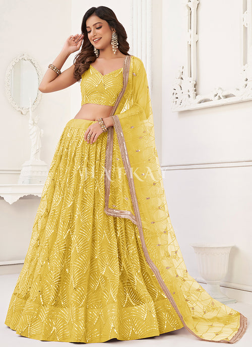 Buy Yellow Lehenga Choli