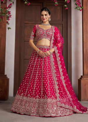 Net Lehenga