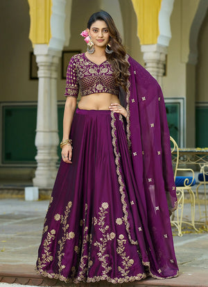 Silk Lehengas