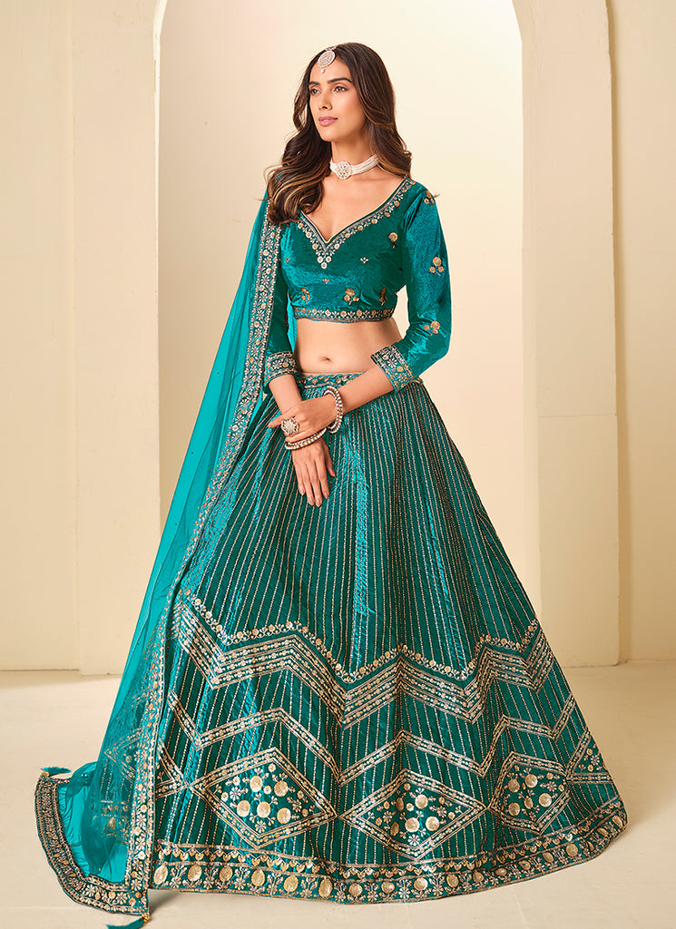 Buy Velvet Lehenga Choli 