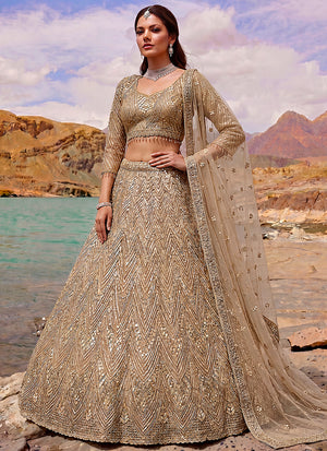 Net Lehenga
