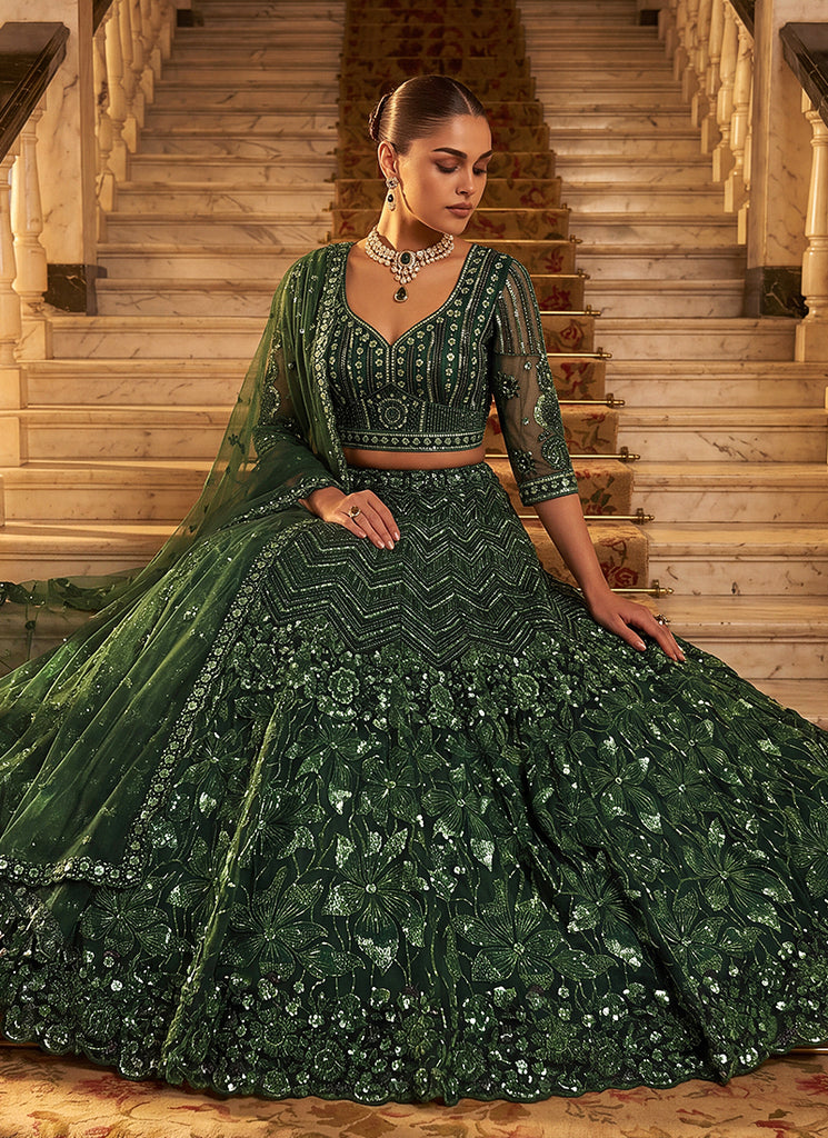 Buy Bridal Mehendi Lehenga Choli Online