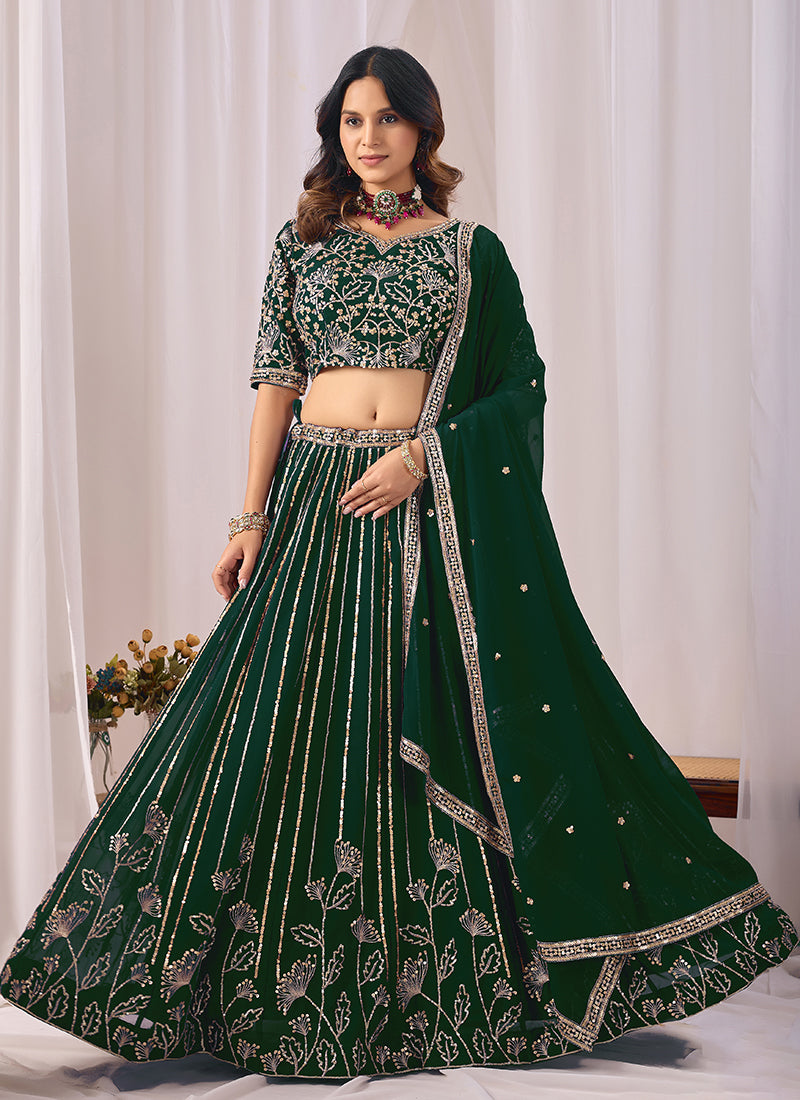 Buy Green Lehenga Choli