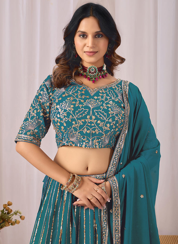Buy Georgette Lehenga Choli In Canada