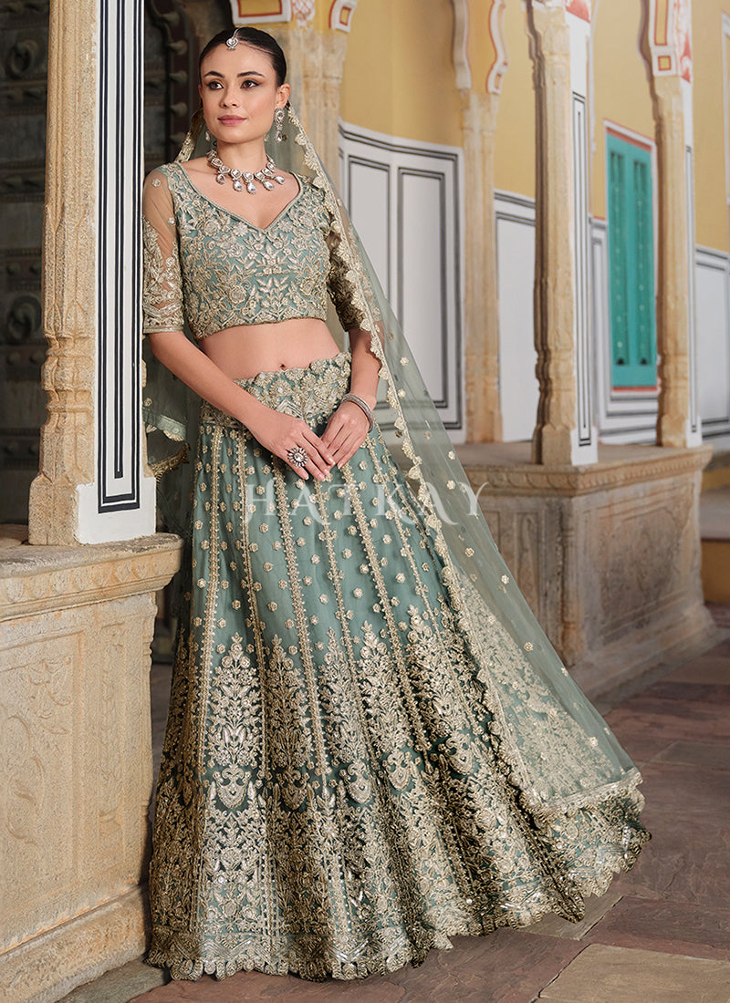 Buy Green Lehenga Choli Online