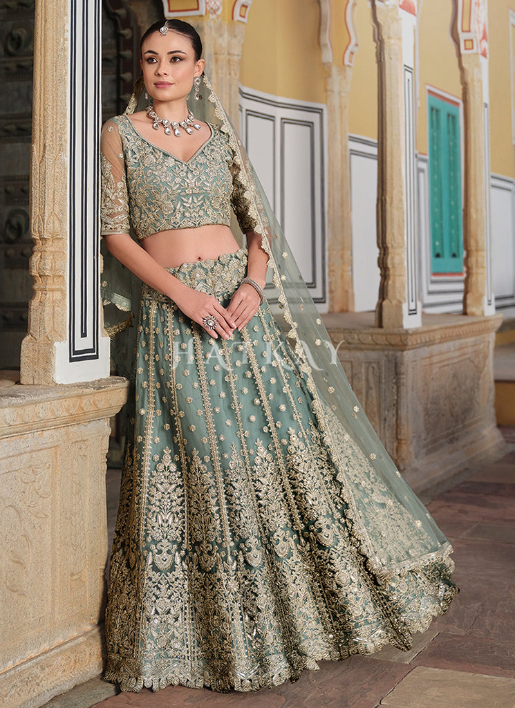 Buy Green Lehenga Choli Online