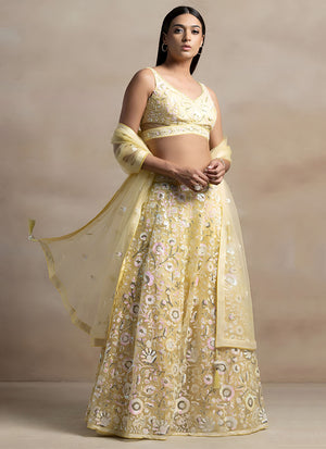 Georgette Lehenga