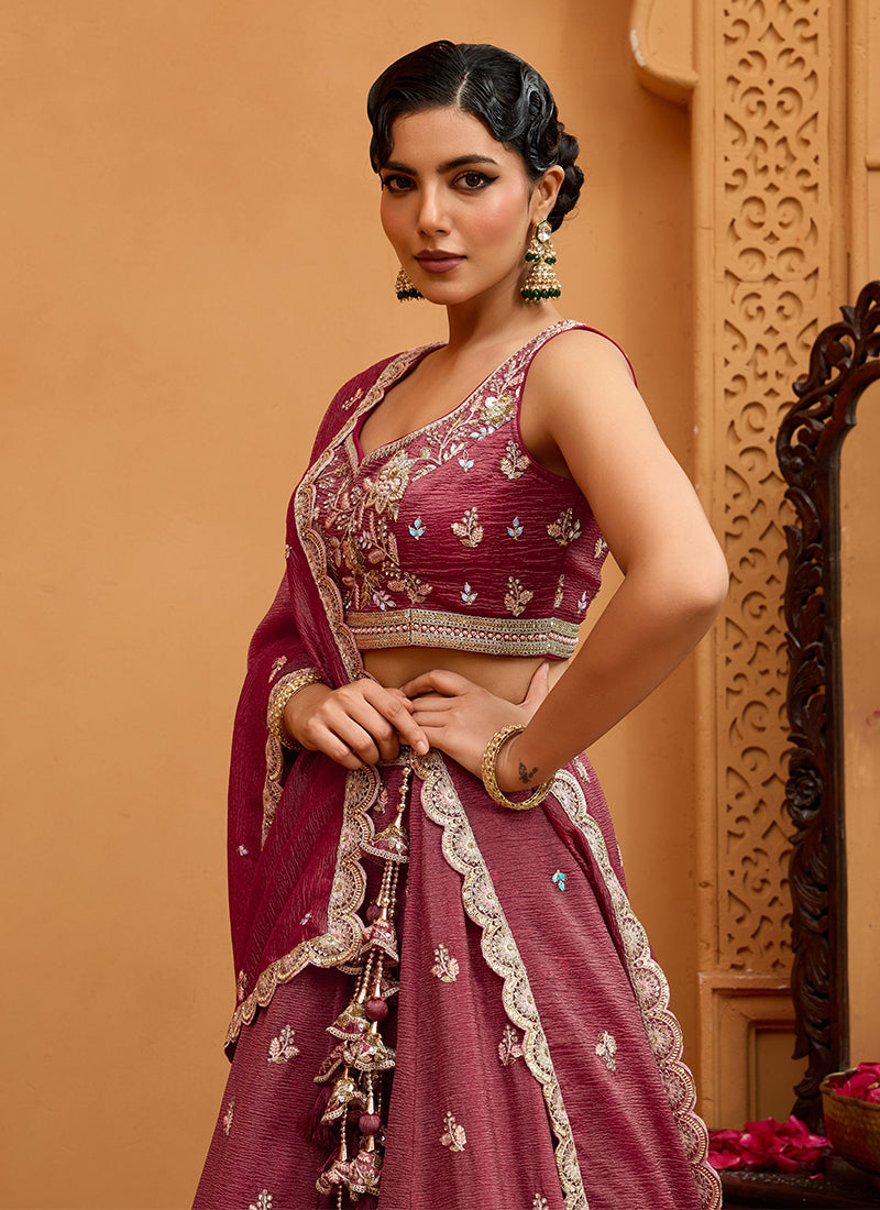 Buy Designer Wedding Lehenga Choli Online