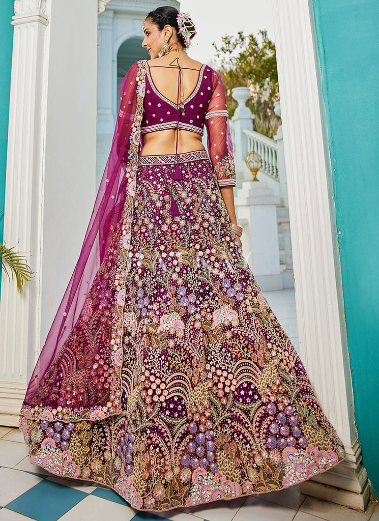 Shop Wedding Lehenga Choli In USA, UK, Canada, Germany, Mauritius, Singapore With Free Shipping Worldwide.