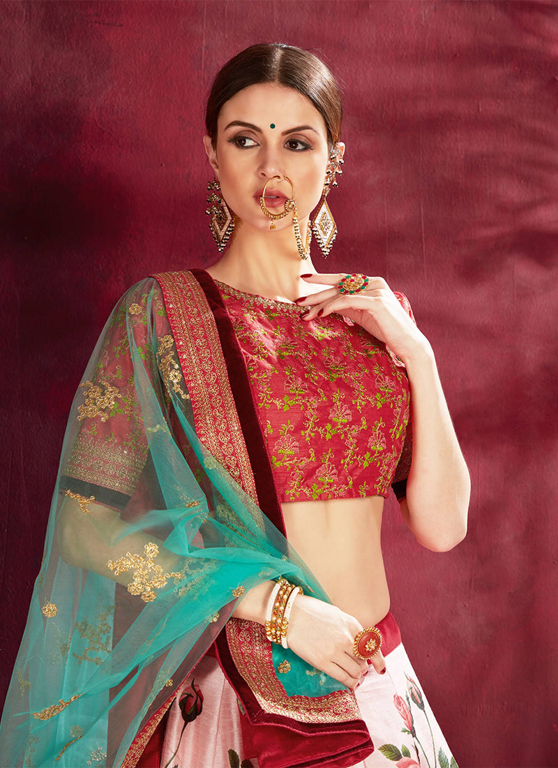 Buy Floral Lehengas Online In Uk