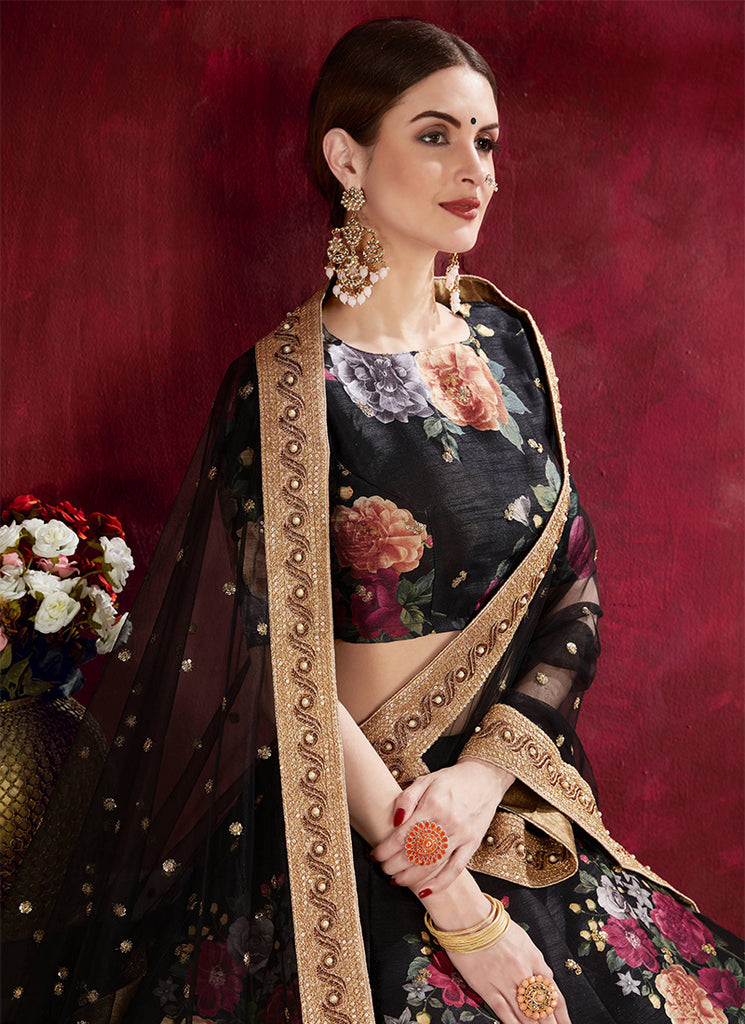 Buy Floral Lehengas Online In UK