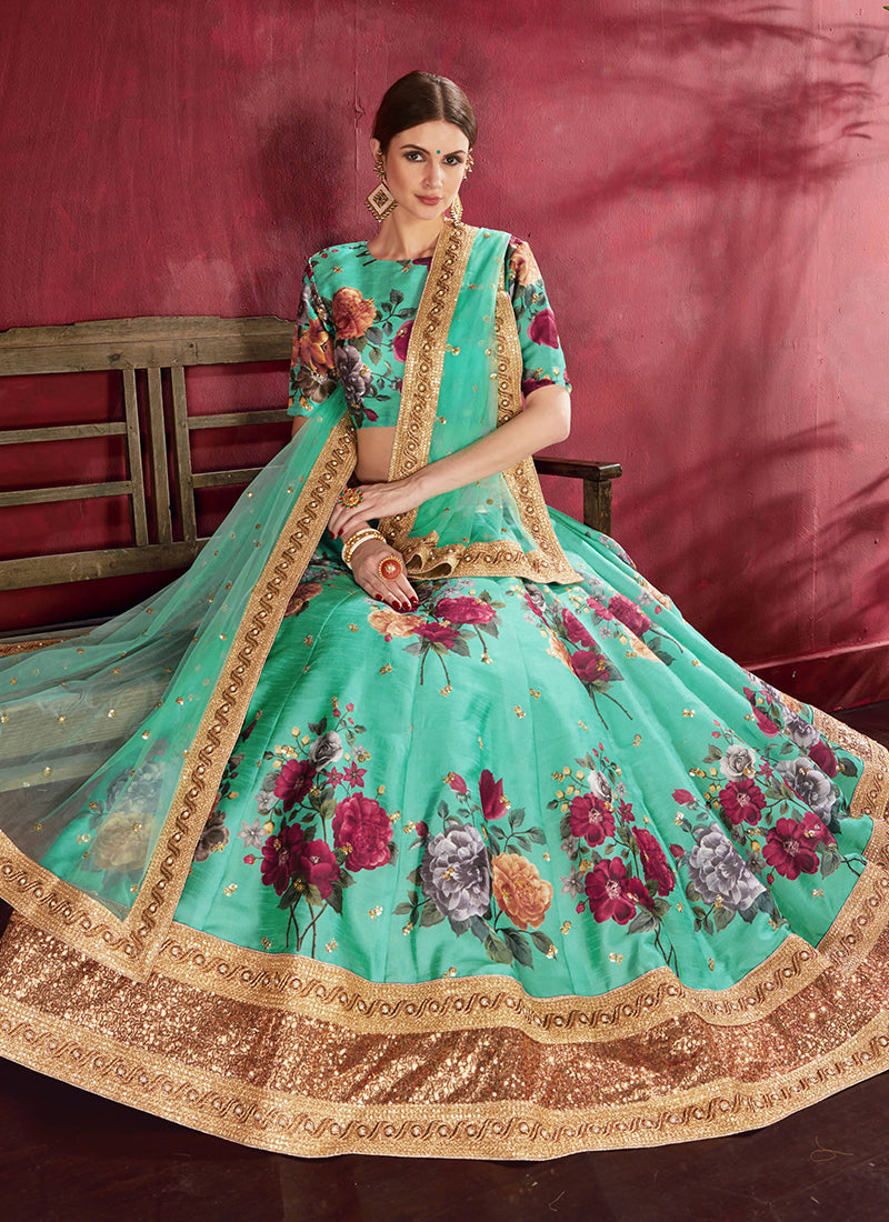 Buy Floral Lehengas 
