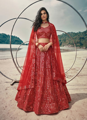 Net Lehenga