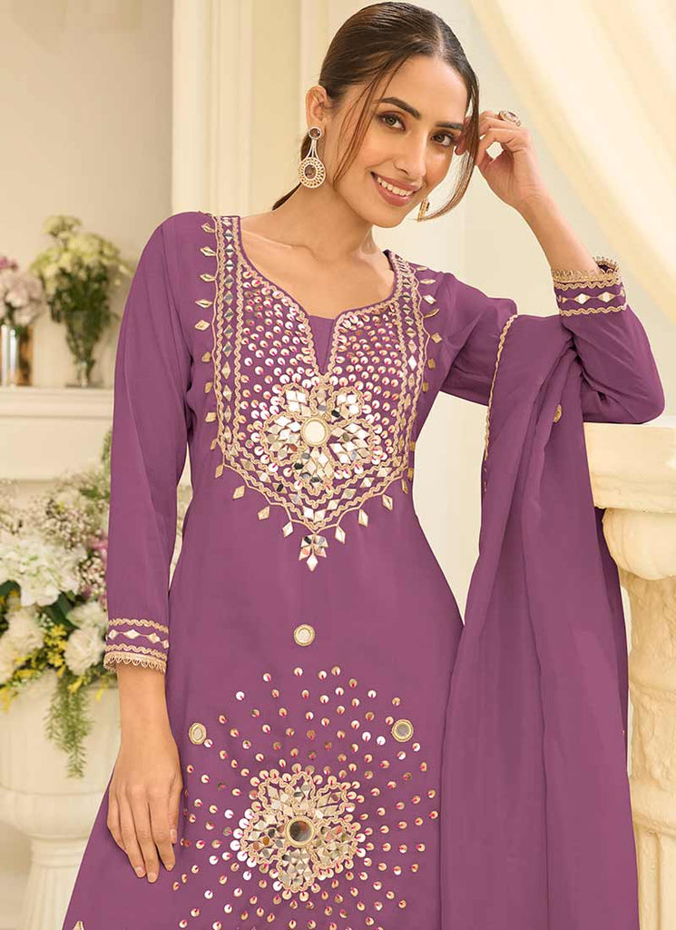 Buy Gharara Style Suit