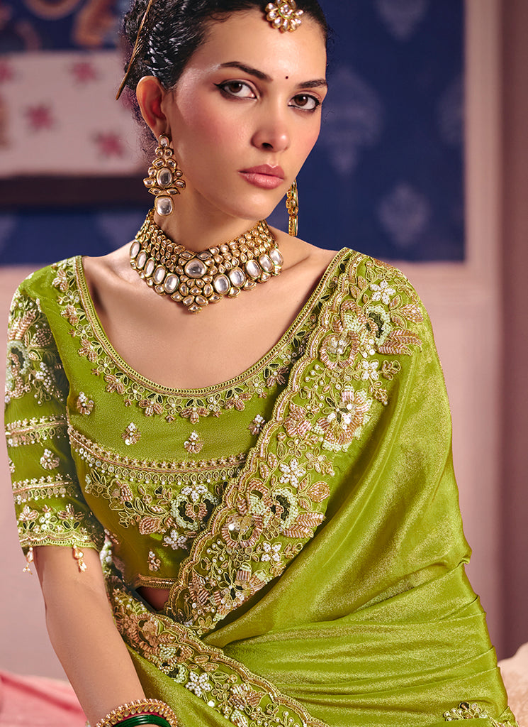 Buy Tissue Silk Saree