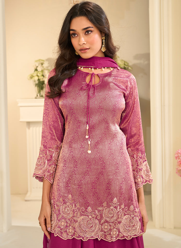 Buy Palazzo Style Suit