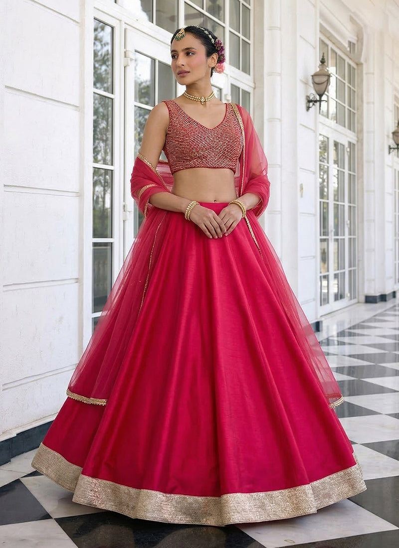 Buy Silk Lehenga In Canada