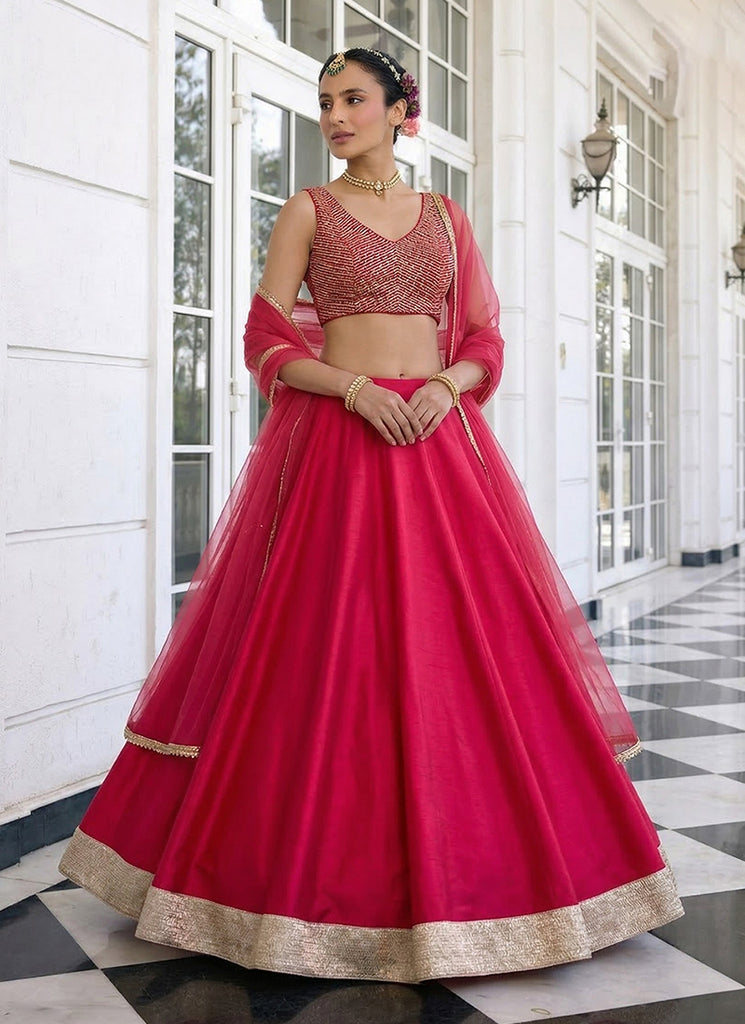 Buy Silk Lehenga In Canada