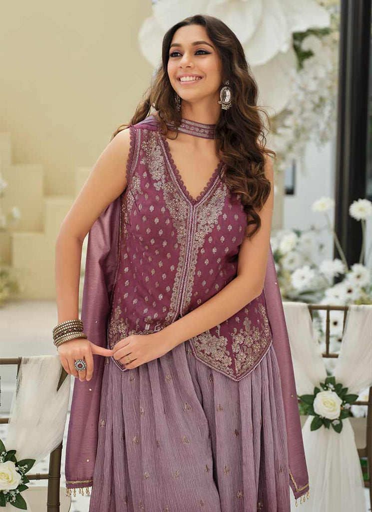 Buy Peplum Palazzo Suit