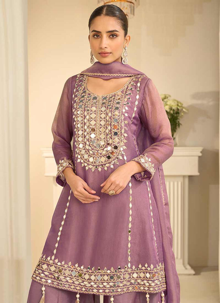 Buy Sharara Style Suit