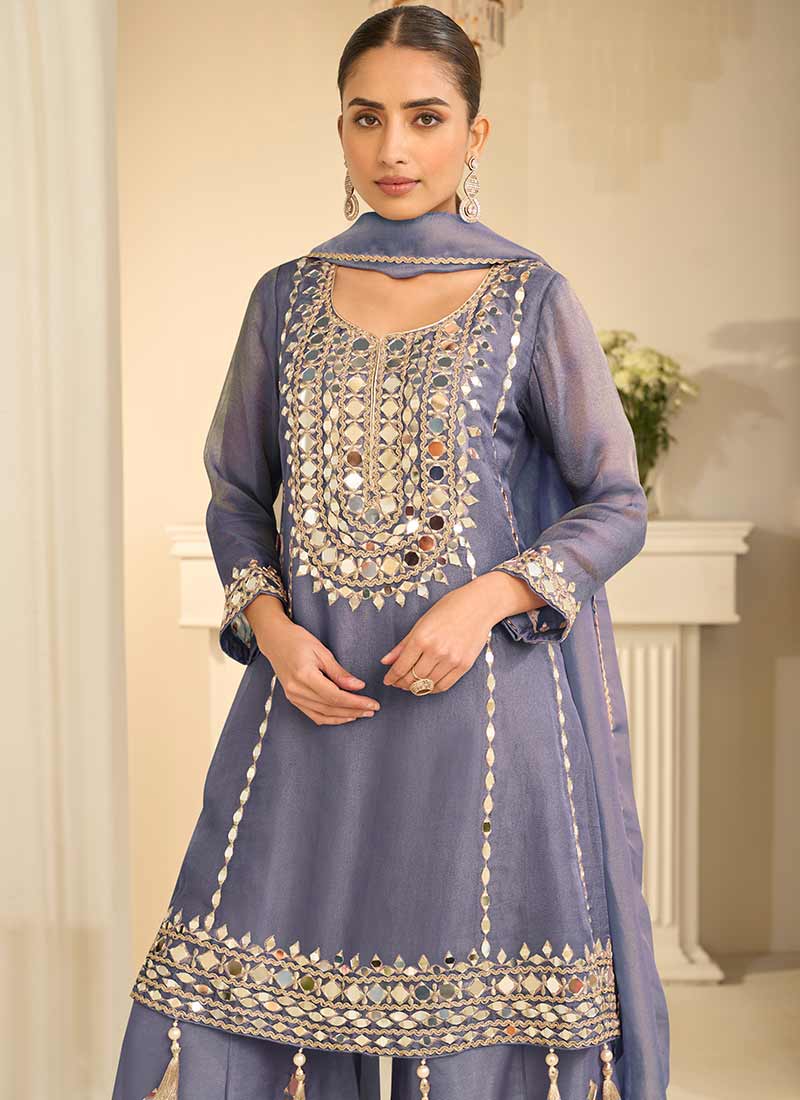 Buy Sharara Style Suit