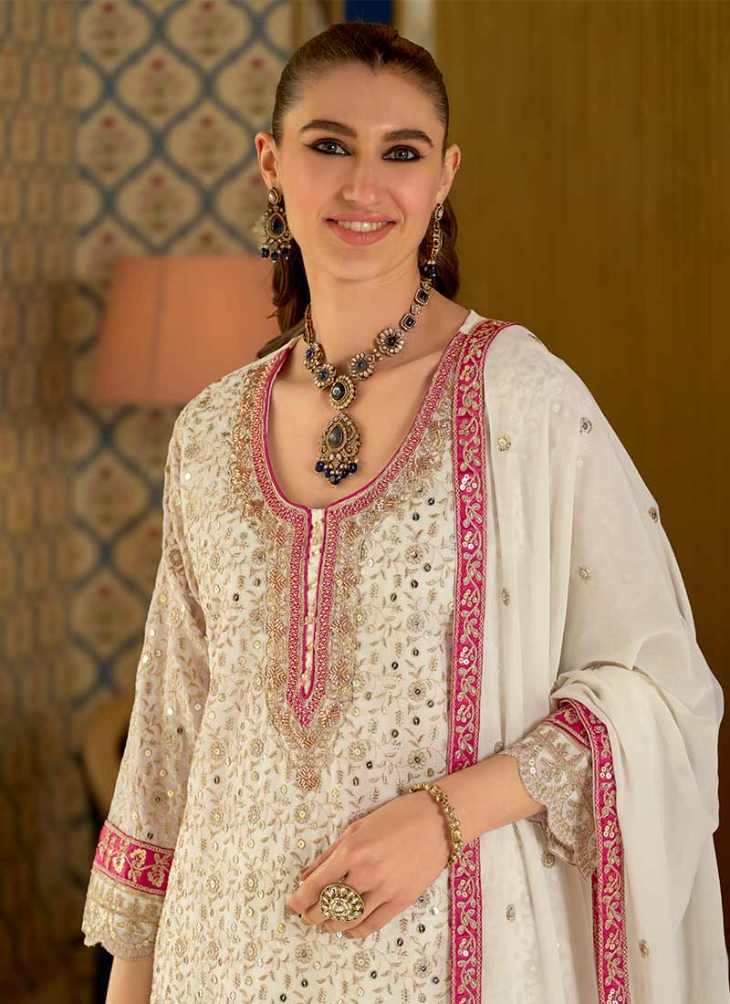 Buy Gharara Style Suit 