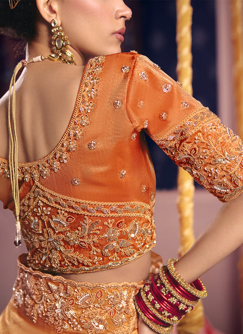 Buy Tissue Silk Saree In USA