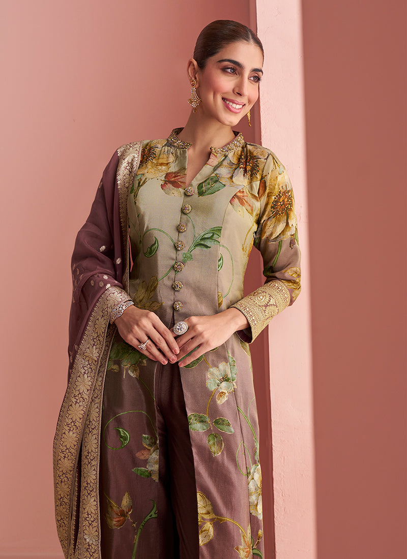 Buy Anarkali Pant Suit