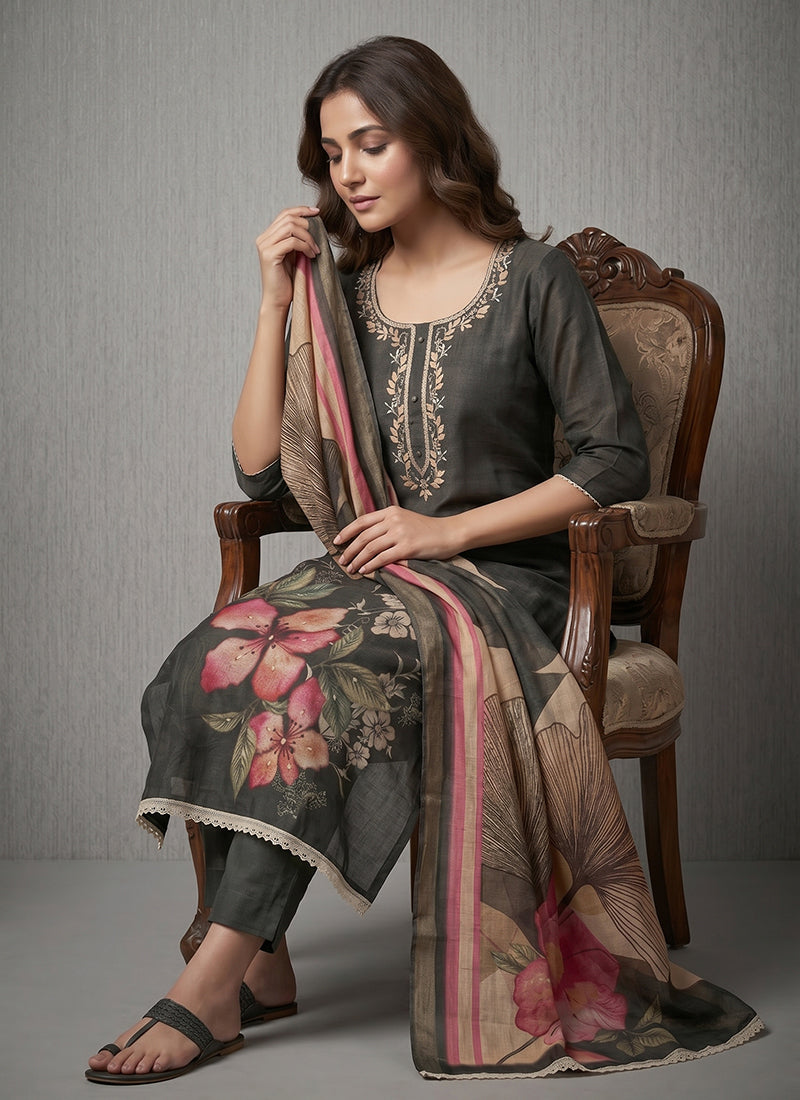Buy Cotton Pant Suit