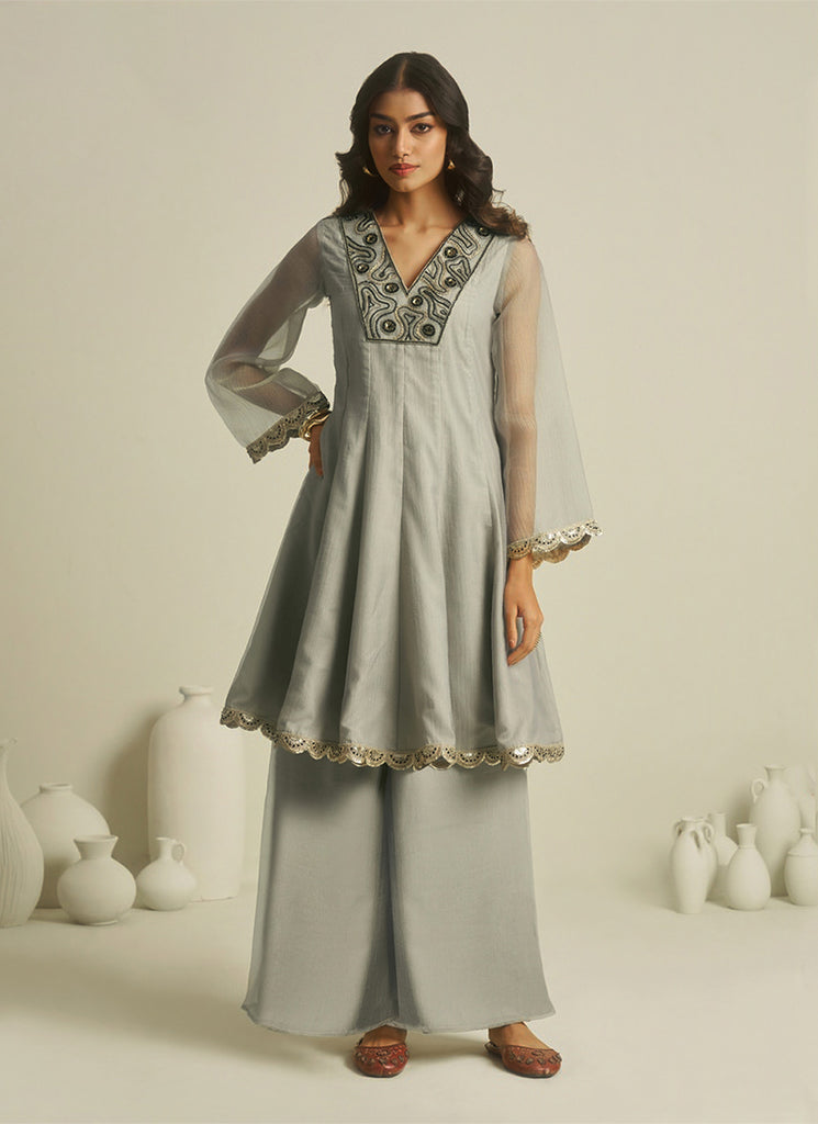 Light Grey Tissue Co-ord Set