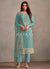 Sky Blue Embroidery Salwar Kameez Suit