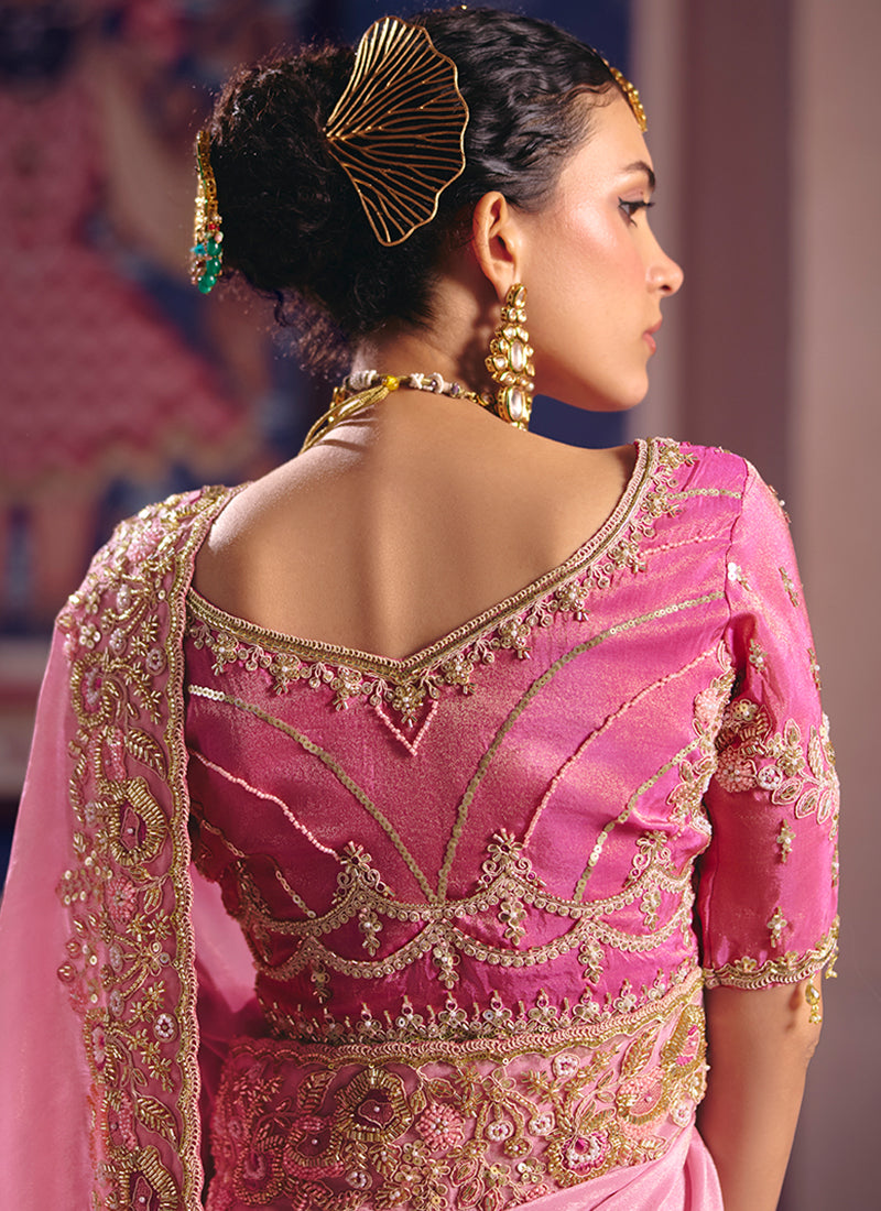 Buy Tissue Silk Saree In UK