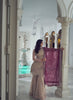 Dahlia – Beige Berry Gharara Suit