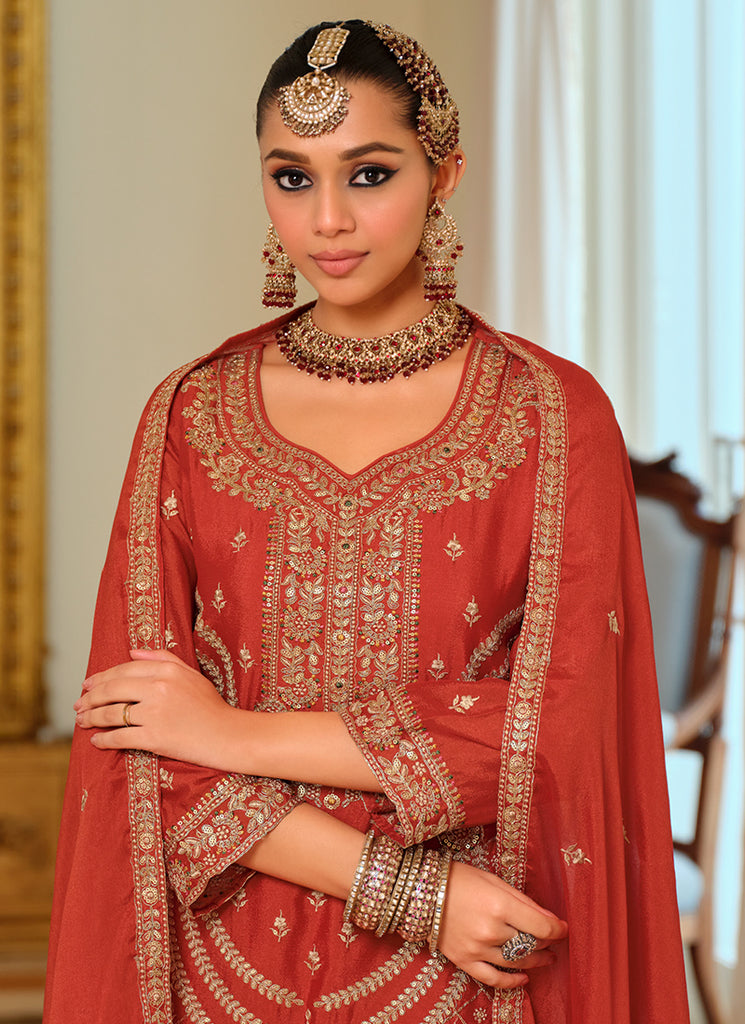 Buy Festive Palazzo Suit 