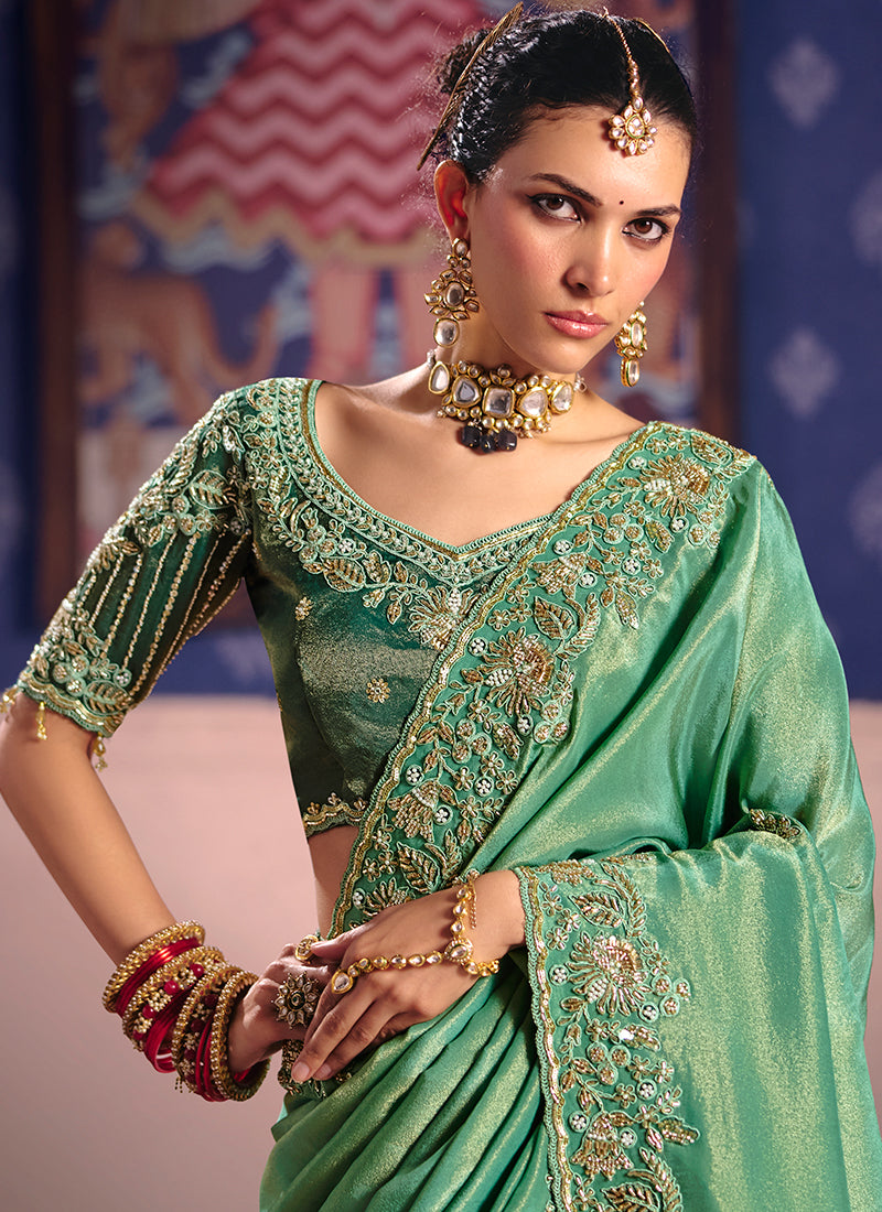 Buy Tissue Silk Saree 