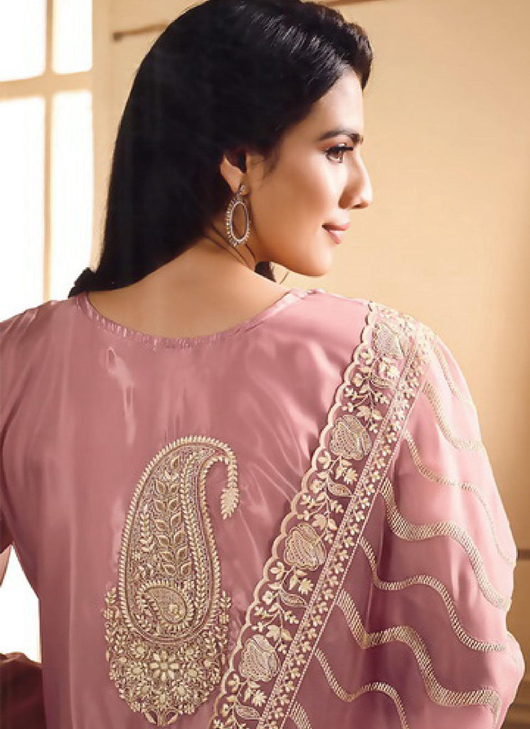 Buy Pakistani Dress - Rose Pink Pakistani Straight Suit In UK Buy Pakistani Dress - Rose Pink Pakistani Straight Suit In UK